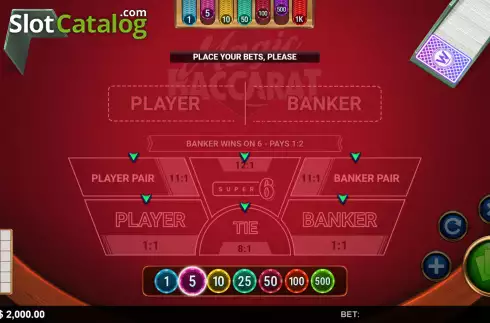 Οθόνη2. Magic Baccarat Κουλοχέρης