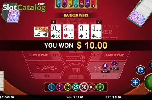 Οθόνη3. Magic Baccarat Κουλοχέρης