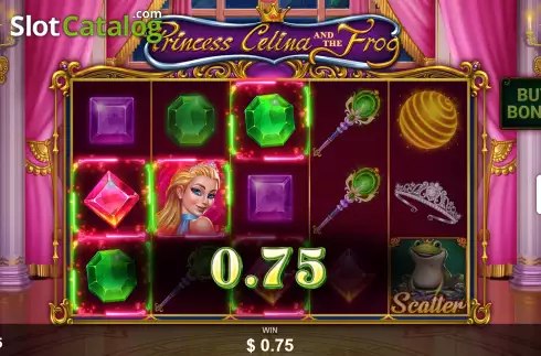 Οθόνη4. Princess Celina and the Frog Κουλοχέρης