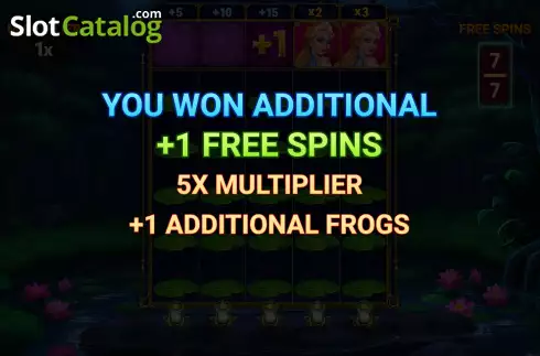 Οθόνη9. Princess Celina and the Frog Κουλοχέρης
