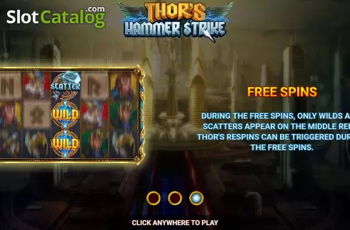 Οθόνη2. Thor's Hammer Strike Κουλοχέρης