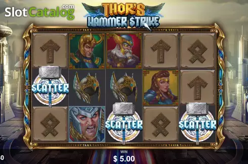 Οθόνη6. Thor's Hammer Strike Κουλοχέρης