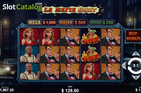 Οθόνη3. La Mafia Heist Κουλοχέρης