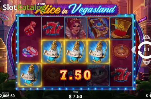 Οθόνη5. Alice in Vegasland Κουλοχέρης