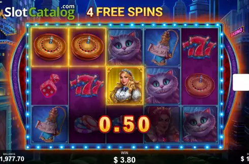 Οθόνη7. Alice in Vegasland Κουλοχέρης