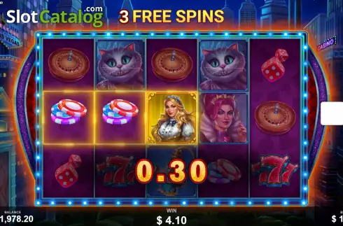 Οθόνη8. Alice in Vegasland Κουλοχέρης