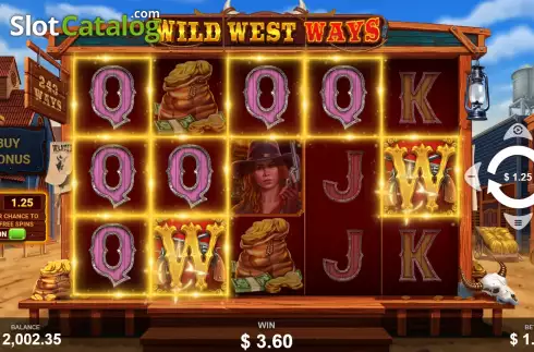 Οθόνη4. Wild West Ways Κουλοχέρης