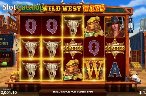 Οθόνη5. Wild West Ways Κουλοχέρης