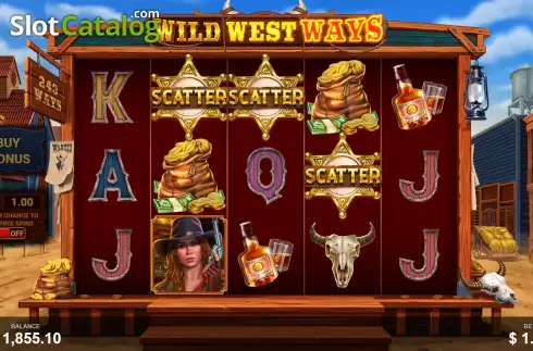 Οθόνη9. Wild West Ways Κουλοχέρης