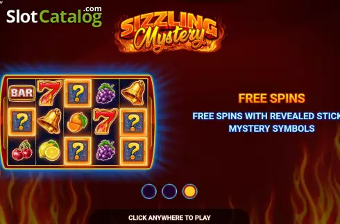 Οθόνη2. Sizzling Mystery Κουλοχέρης