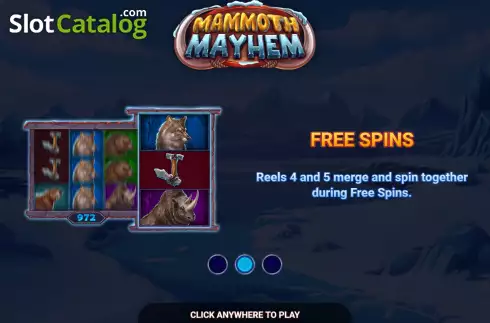 Οθόνη2. Mammoth Mayhem Κουλοχέρης