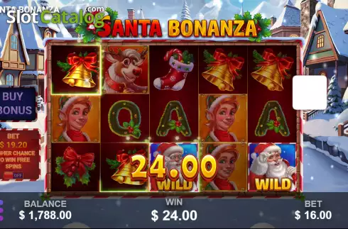 Οθόνη3. Santa Bonanza Κουλοχέρης
