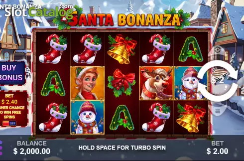Οθόνη2. Santa Bonanza Κουλοχέρης