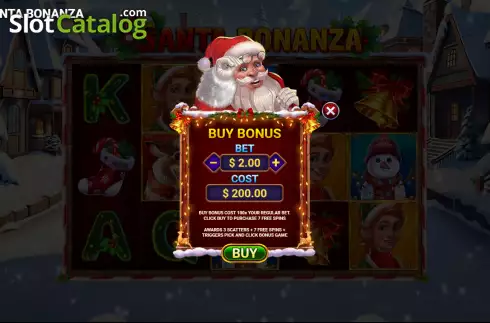 Οθόνη4. Santa Bonanza Κουλοχέρης