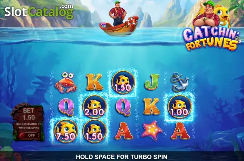 Οθόνη3. Catchin' Fortune Κουλοχέρης