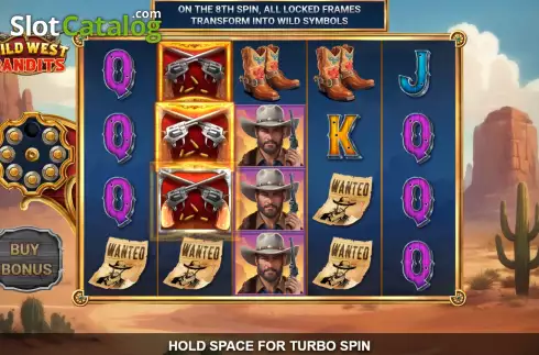 Οθόνη2. Wild West Bandits Κουλοχέρης 