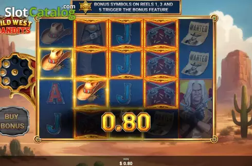 Οθόνη3. Wild West Bandits Κουλοχέρης 