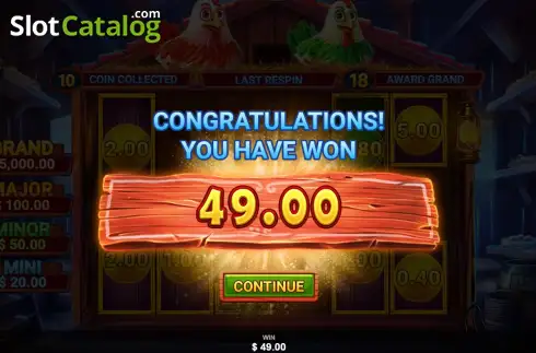 Οθόνη3. Chicken Burst Megaways Κουλοχέρης 
