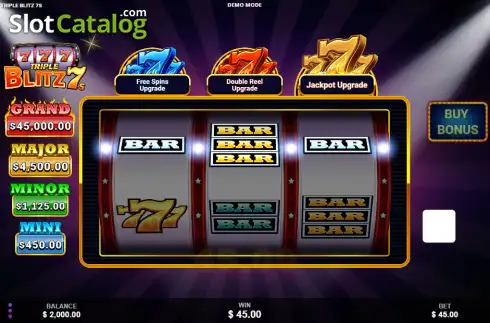Οθόνη3. Triple Blitz 7s Κουλοχέρης