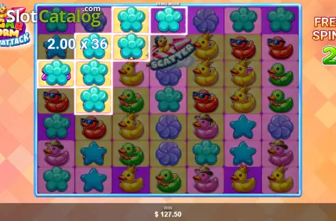 Οθόνη3. Sugar Storm Quack Attack Κουλοχέρης