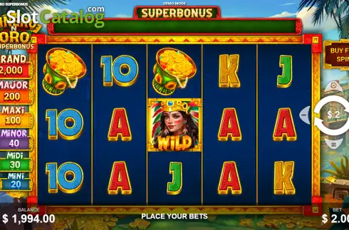 Οθόνη2. Dinero N Oro Superbonus Κουλοχέρης 