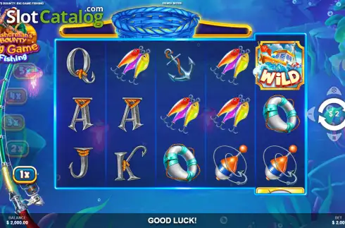 Οθόνη2. Fisherman’s Bounty: Big Game Fishing Κουλοχέρης