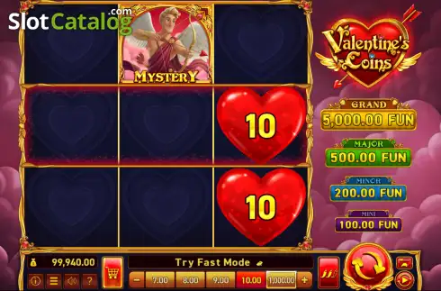 Οθόνη2. Valentine's Coins Κουλοχέρης