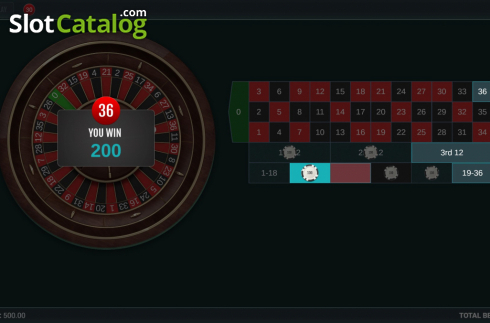 Οθόνη3. European Roulette (Woohoo) Κουλοχέρης 