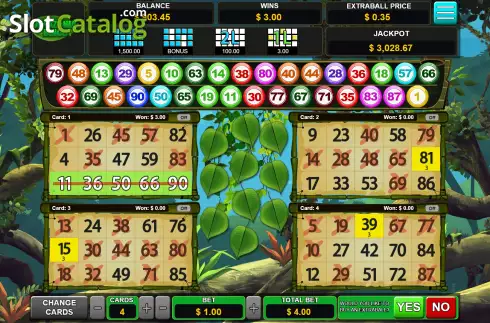Οθόνη5. Amazonia Bingo Κουλοχέρης