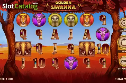 Οθόνη3. Golden Savanna Κουλοχέρης
