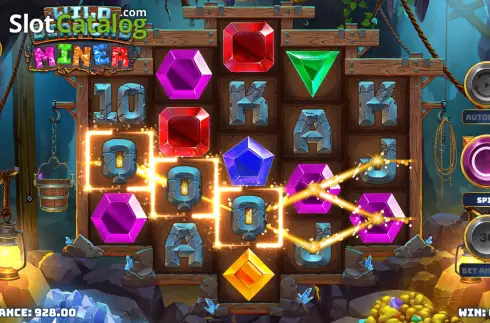 Οθόνη3. Wild Diamond Miner Κουλοχέρης