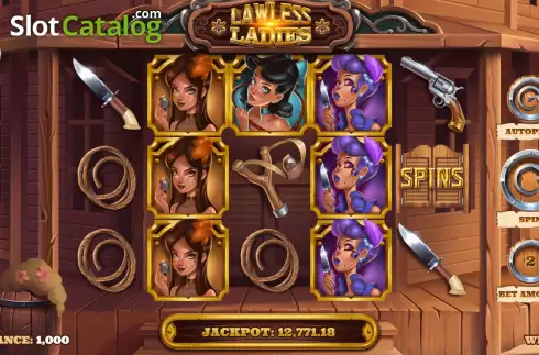 Οθόνη3. Lawless Ladies Κουλοχέρης 