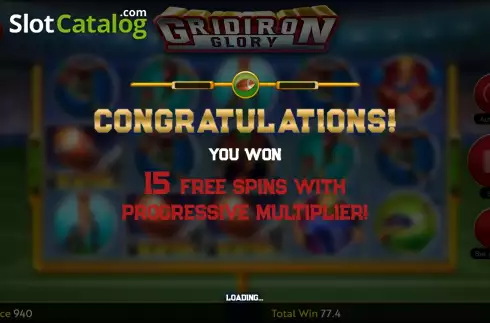 Οθόνη6. Gridiron Glory Κουλοχέρης