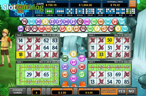 Οθόνη4. Cataratas Bingo Κουλοχέρης