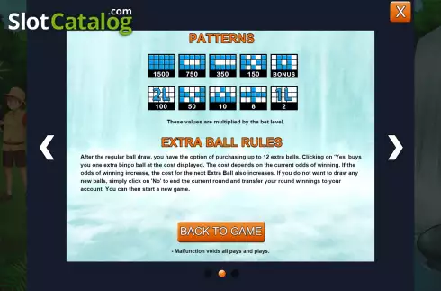 Οθόνη8. Cataratas Bingo Κουλοχέρης