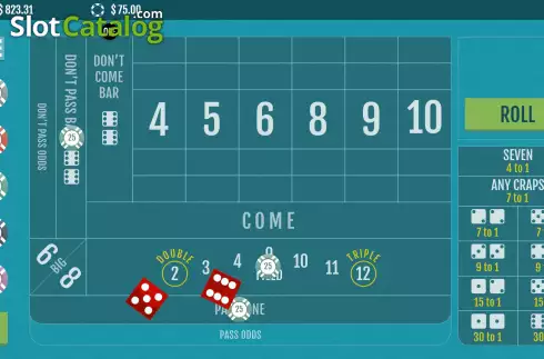 Οθόνη5. Craps (Woohoo) Κουλοχέρης