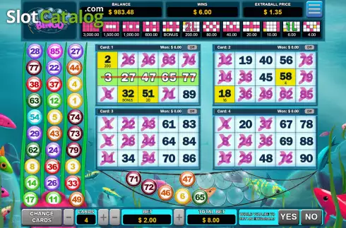 Οθόνη4. Pesca Bingo Κουλοχέρης