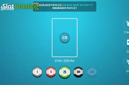 Οθόνη2. Single Deck Blackjack (Woohoo) Κουλοχέρης
