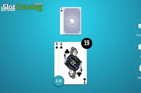 Οθόνη3. Single Deck Blackjack (Woohoo) Κουλοχέρης