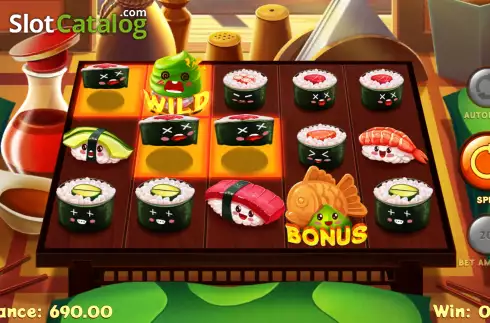 Οθόνη6. Sushi Wins - Reels and Rolls Κουλοχέρης