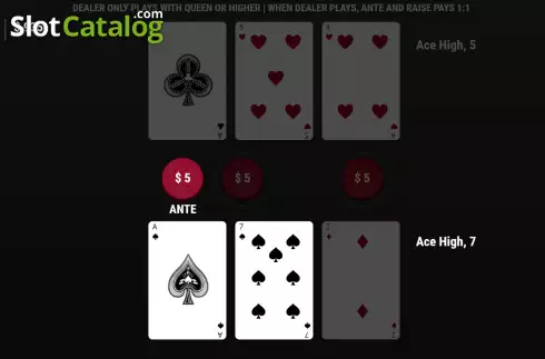 Οθόνη3. Tri Card Poker (Woohoo) Κουλοχέρης
