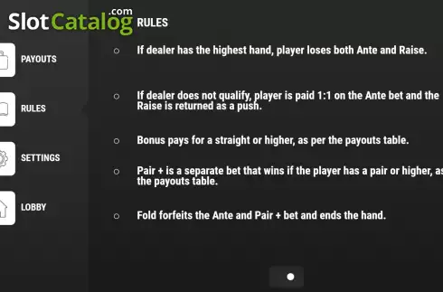 Οθόνη8. Tri Card Poker (Woohoo) Κουλοχέρης