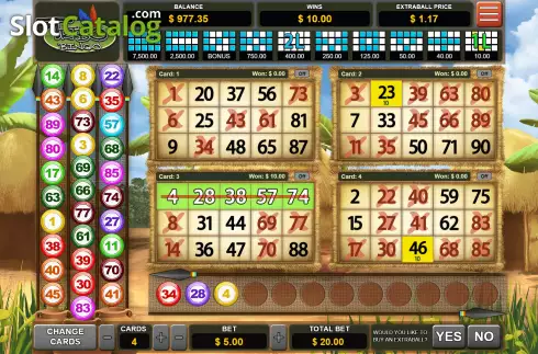 Οθόνη3. Tribo Bingo Κουλοχέρης 