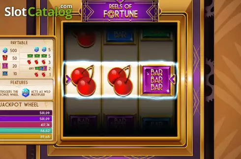 Οθόνη3. Reels of Fortune (Woohoo) Κουλοχέρης