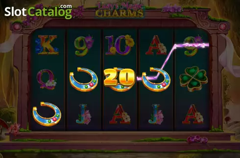 Οθόνη3. Lady's Magic Charms Κουλοχέρης