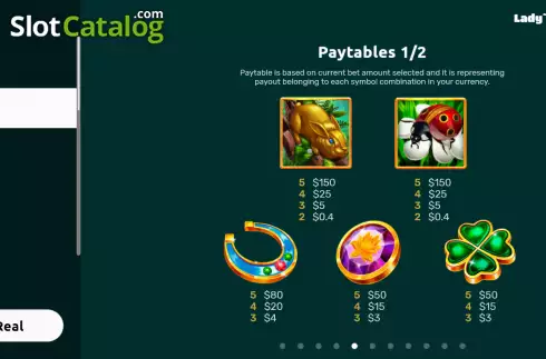 Οθόνη8. Lady's Magic Charms Κουλοχέρης