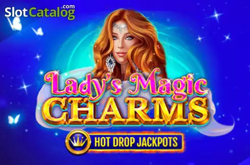 Lady's Magic Charms Hot Drop Jackpots Λογότυπο