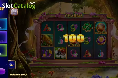 Οθόνη4. Lady's Magic Charms Hot Drop Jackpots Κουλοχέρης 