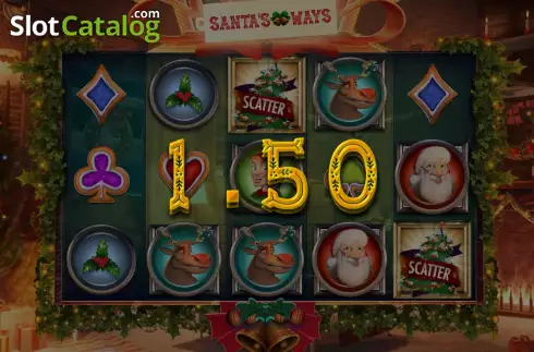 Οθόνη4. Santas Ways Κουλοχέρης