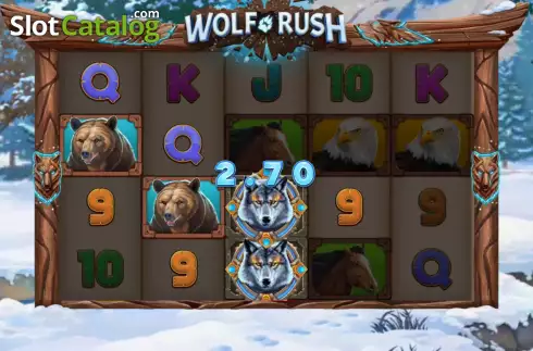 Οθόνη4. Wolf Rush Κουλοχέρης 